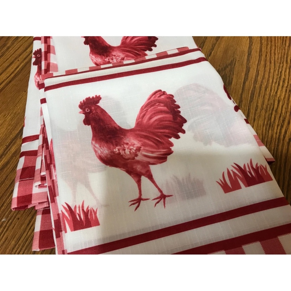 Red Rooster Kitchen Towels